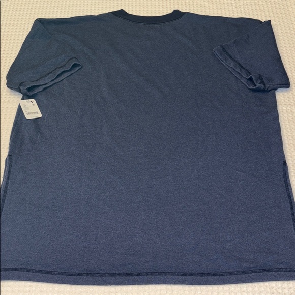 NEW! FREE PEOPLE MOVEMENT Back Me Up MEDIUM Midnight Navy Blue Sweatshirt Relax - Picture 5 of 16